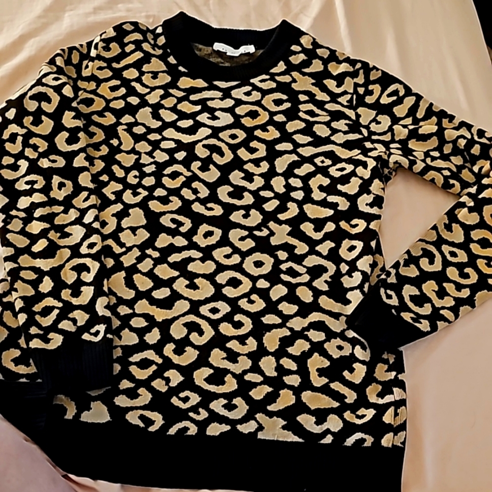 Popsugar Leopard Print Sweater